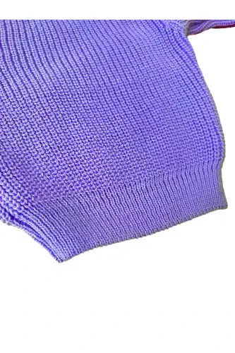 Knitted Sweater Flexible Unisex Baby Child Thessaloniki Crew Neck-Lilac - 1