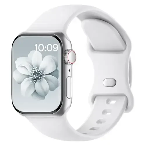 Knossen Sport Band Apple Watch Band 38mm 40mm 41mm 42mm 44mm 45mm 46mm 49mm ayollar va erkaklar uchun mos, iWatch Series 11 10 9 8 7 6 5 4 3 2 1 Ultra SE uchun qayta ishlangan plastik yumshoq silikon tasma - KNOSSEN