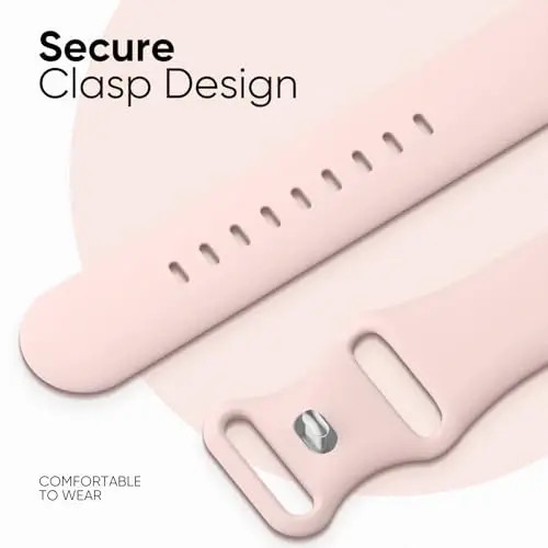 Knossen Sport Band Apple Watch Band 38mm 40mm 41mm 42mm 44mm 45mm 46mm 49mm ayollar va erkaklar uchun mos keladi, iWatch Series 11 10 9 8 7 6 5 4 3 2 1 Ultra SE uchun qayta ishlangan plastik yumshoq silikon tasma - 3