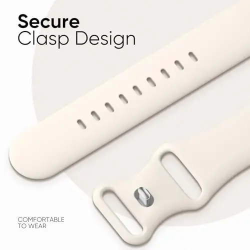 Knossen Sport Band Apple Watch Band 38mm 40mm 41mm 42mm 44mm 45mm 46mm 49mm ayollar va erkaklar uchun mos keladi, iWatch Series 11 10 9 8 7 6 5 4 3 2 1 Ultra SE uchun qayta ishlangan plastik yumshoq silikon tasma - 3