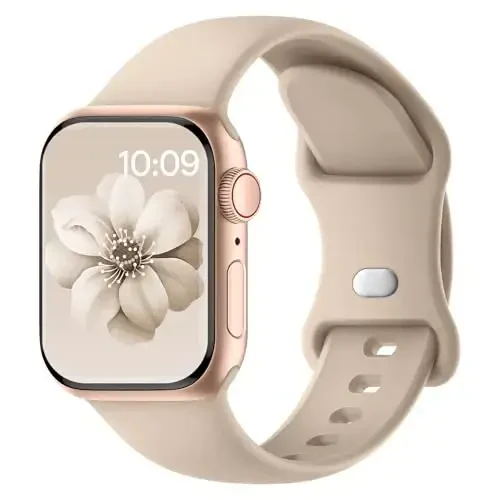 Knossen Sport Band Apple Watch Band 38mm 40mm 41mm 42mm 44mm 45mm 46mm 49mm ayollar va erkaklar uchun mos keladi, qayta ishlangan plastik yumshoq silikon tasma iWatch Series 11 10 9 8 7 6 5 4 3 2 1 Ultra SE uchun - KNOSSEN