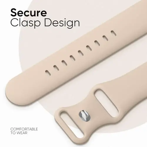 Knossen Sport Band Apple Watch Band 38mm 40mm 41mm 42mm 44mm 45mm 46mm 49mm bilan mos keladi, Ayollar va erkaklar uchun qayta ishlangan plastik yumshoq silikon tasma iWatch Series 11 10 9 8 7 6 5 4 3 2 1 Ultra SE uchun - 3