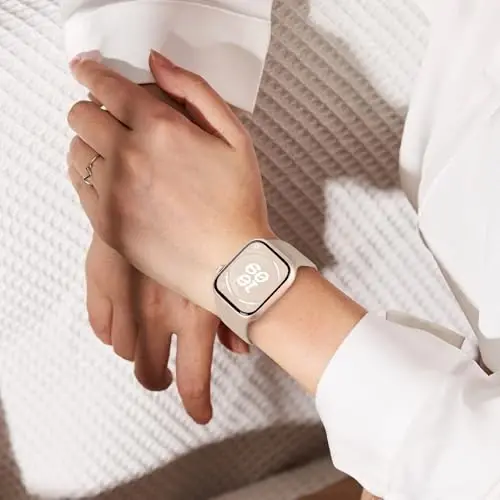 Knossen Sport Band Apple Watch Band 38mm 40mm 41mm 42mm 44mm 45mm 46mm 49mm bilan mos keladi, Ayollar va erkaklar uchun qayta ishlangan plastik yumshoq silikon tasma iWatch Series 11 10 9 8 7 6 5 4 3 2 1 Ultra SE uchun - 5