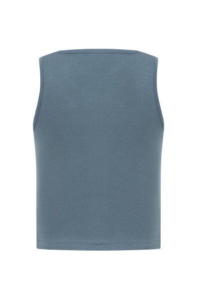 Knot Detail Sleeveless T-shirt - 14