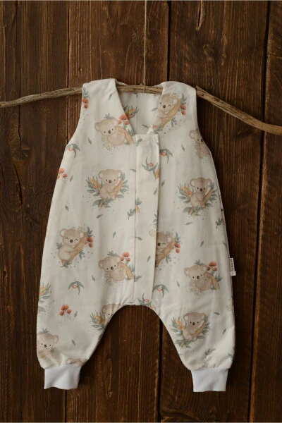 Koala Kids Sleepsuit Organic Cotton Sleeveless Sleep Sack Christmas Winter Baby Sleepsuit - 3