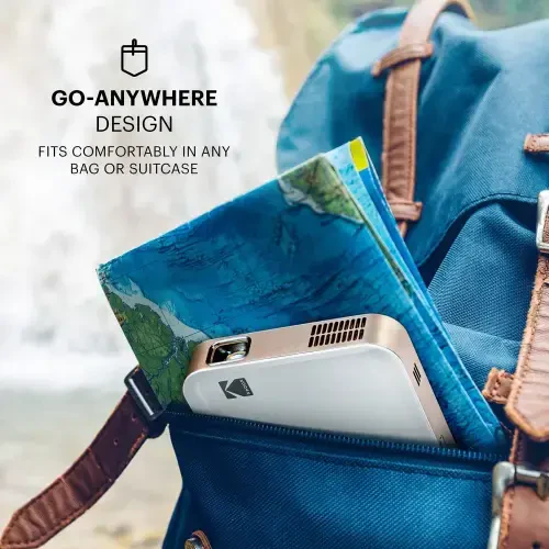 Kodak Luma 350 Portativ Pico Proyektor 4K - 350 Lyumenli 150'' gacha boʻlgan aqlli proyektor - 1