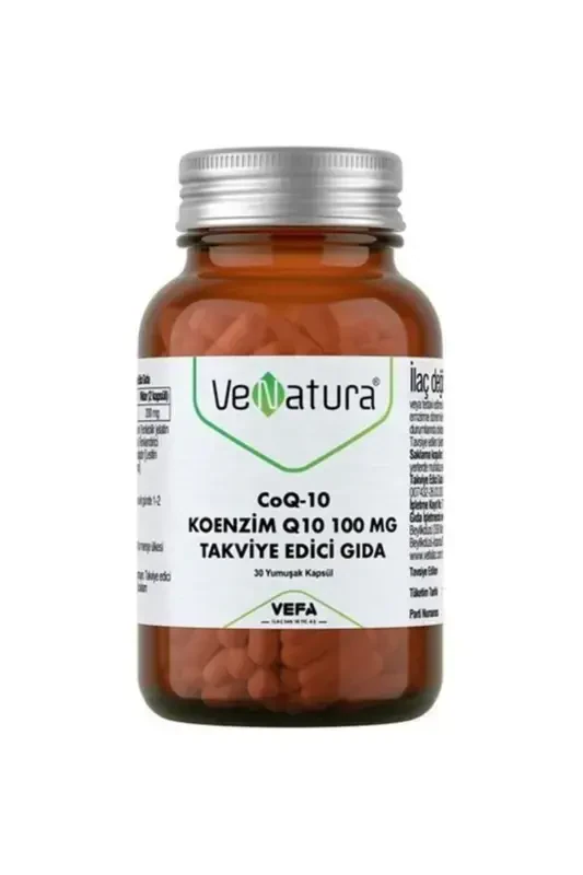 Koenzim Q10 100 Mg Oziq-ovqat qo'shimchasi 30 Kapsula - 1