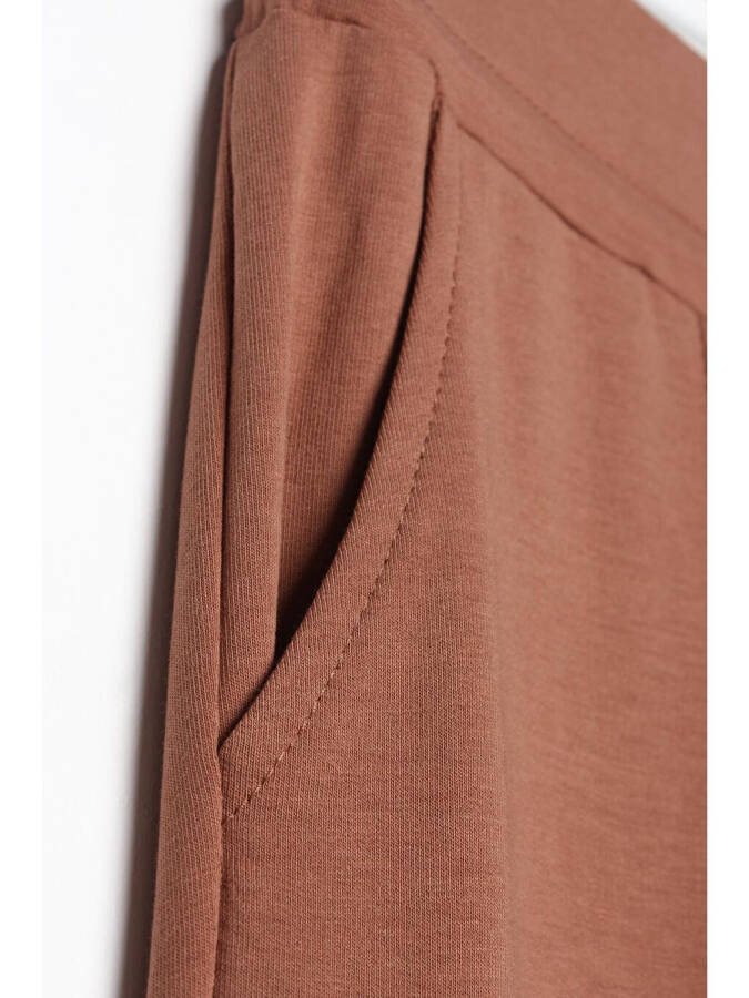 Kofeli sport zal - jigarrang - 4