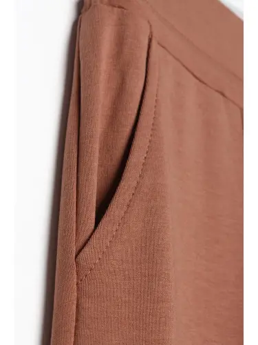 Kofeli sport zal - jigarrang - 4