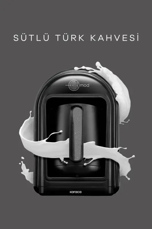 Кофемашина Hatır Mod Sütlü Türk Kahve Makinesi Shiny Black-Siyah - 1