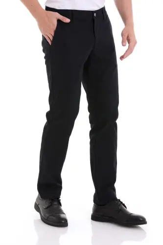 Ko'k dinamik fit naqshli paxta yon cho'ntak Ka - 4