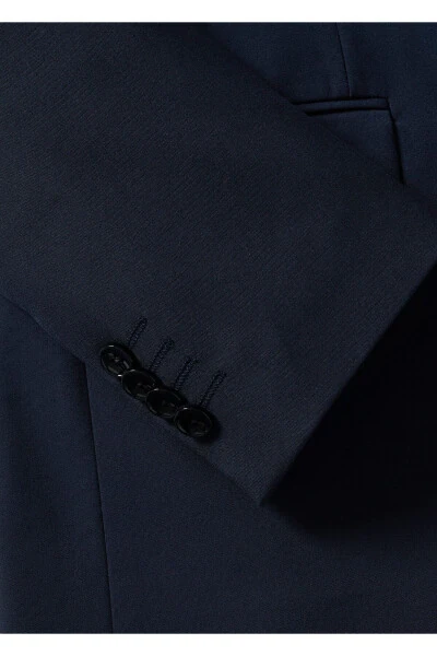 Ko'k erkaklar blazer ko'ylagi - 9