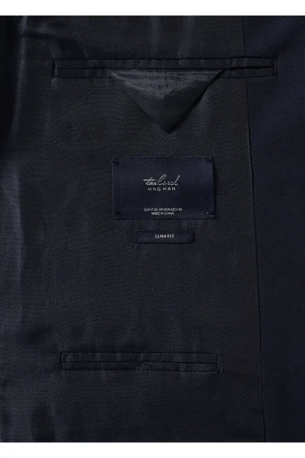 Ko'k erkaklar blazer ko'ylagi - 10