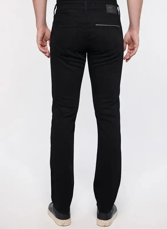 Ko'k erkaklar tor shim Skinny Denim jinsi 0042221320 JAKE Smoke MAVI BLACK - 4