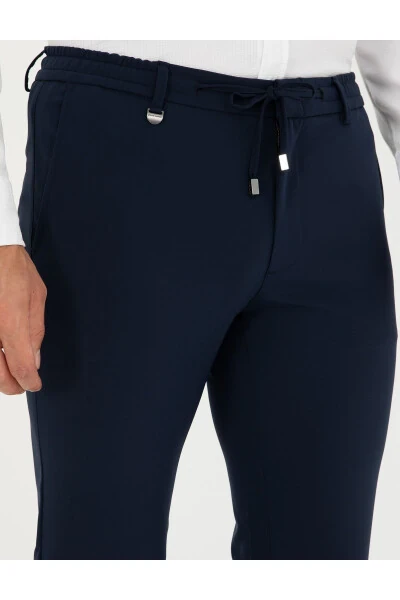 Ko'k Klassik Jogger Shimlar - 11