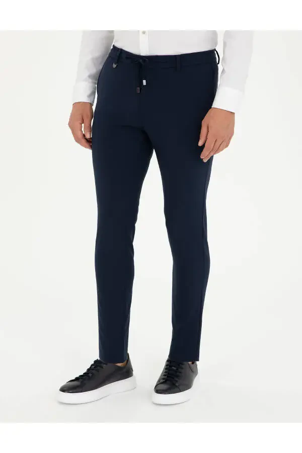 Ko'k Klassik Jogger Shimlar - 2