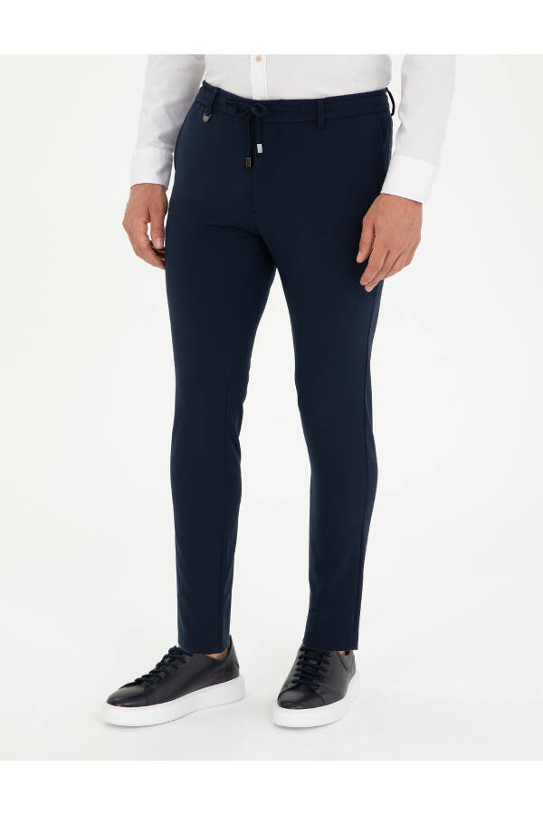 Ko'k Klassik Jogger Shimlar - 2
