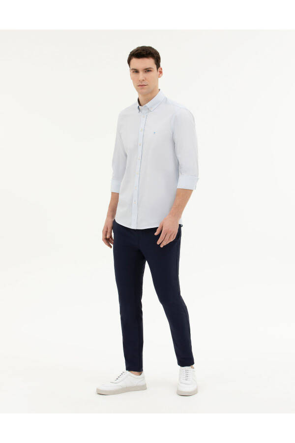 Ko‘k mato to‘qima shim - 10