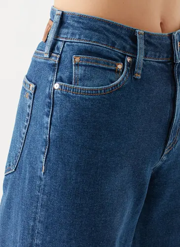 Ko'k PALOMA To'q to'q ko'k ayollar denim shim M1010114-85125 - MAVI (1)