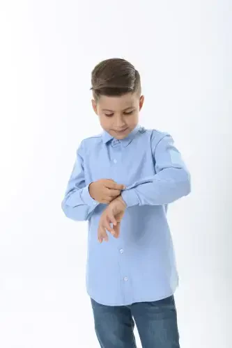 Ko'k rangli bolalar ko'ylagi - ko'k - 5