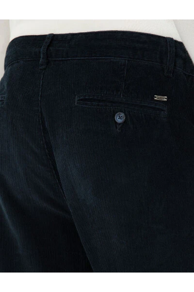 Ko‘k rangli karot kesimli kanvas shim - 18