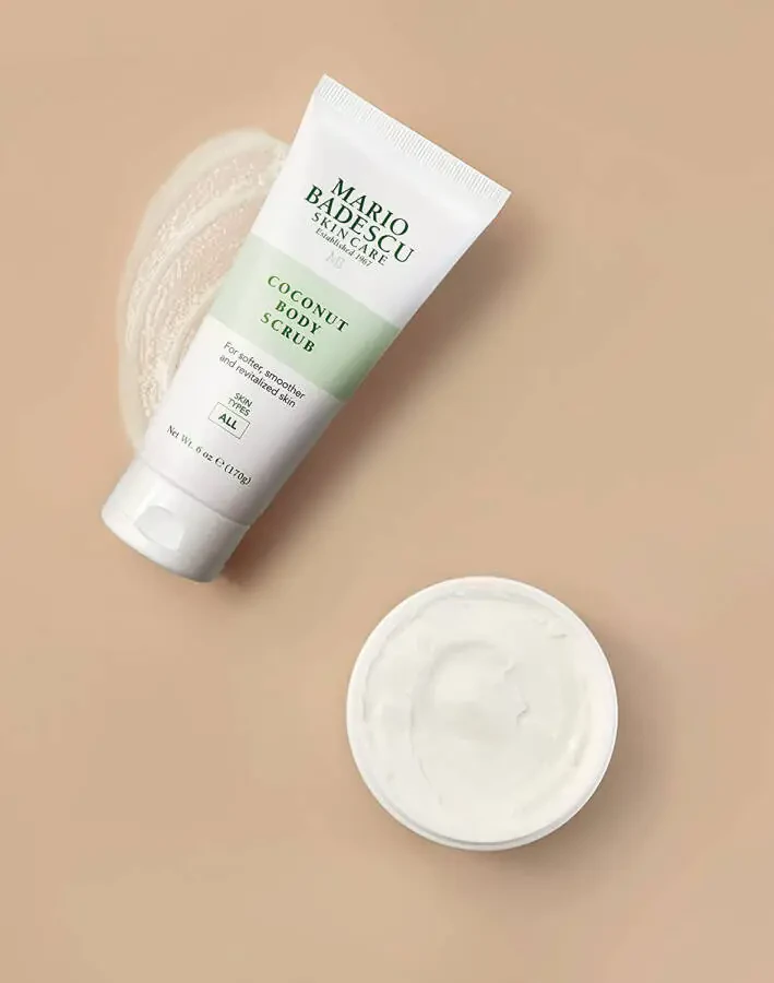 Кокосовый скраб для тела Mario Badescu Skin Care с маслом ши и Modazone, 6 унций - 5