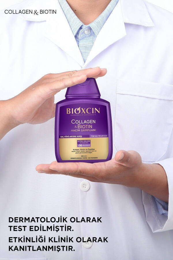 Kolajen & Biyotin Ekstra Hacim Şampuanı 300 Ml - Kolajen Biotin İnce Seyrek Saçlar - 18