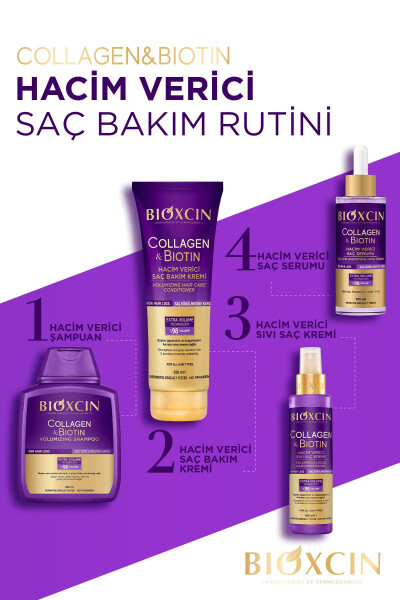 Kolajen & Biyotin Ekstra Hacim Şampuanı 300 Ml - Kolajen Biotin İnce Seyrek Saçlar - 7