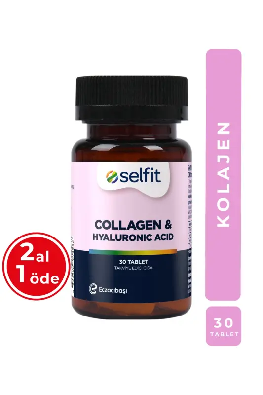 Kolajen & Hyaluronik Asit 30 Tablet | Tip 1 Balık Kolajeni ve Hidrolize Elastin - SELFIT