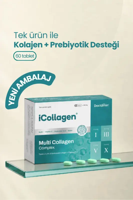Kolajen Ve Prebiyotik Tablet - ICOLLAGEN