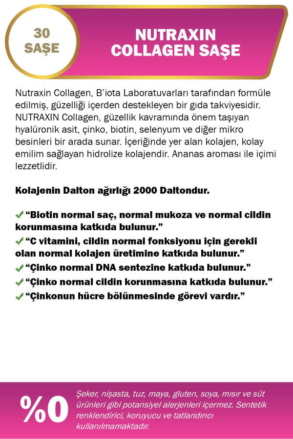 Kollagen 30 Sashе 10.000 Mg 1-tur 3-tur Ananas Hidi - 2