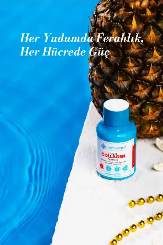 Kollagen Ananas Hidi Suyu Kollagen Shot 60 ml X12 dona Shisha Tip 1 & Tip 3 Gidrolangan Suyu Kollagen - 6