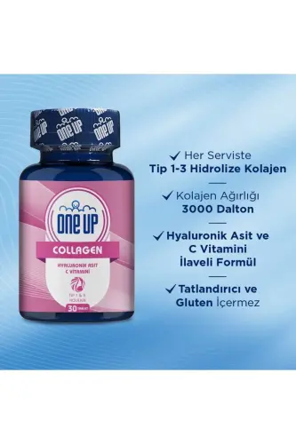 Kollagen Gialuron Kislotasi 30 Tablet - ONE UP (1)