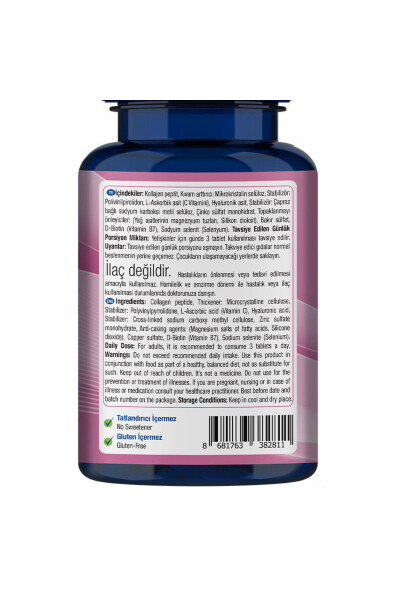 Kollagen Gialuron Kislotasi 90 Tablet - 7