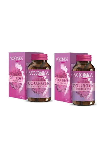 Kollagen Go'zallik Hyaluron Kislotasi 2 X 32 Tablet - VOONKA (1)