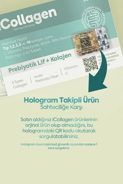 Kollagen va Probiotik Tabletka - ICOLLAGEN (1)