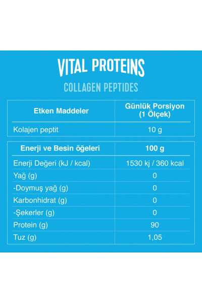 Kollajen Peptitleri 284 gr - 12