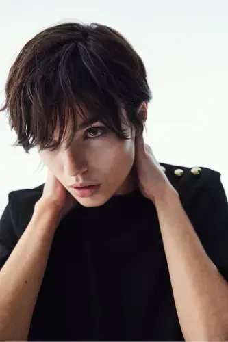 Колокольное платье - Черный - H&M (1)