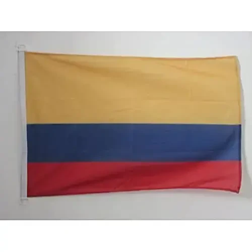 Colombia NAUTICAL Flag 18'' x 12'' - Colombian flags 30 x 45 cm. - Banner 12x18 in for boat - AZ FLAG 