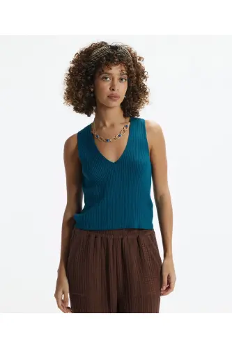 Kolsuz V Yakalı Triko-PETROL 