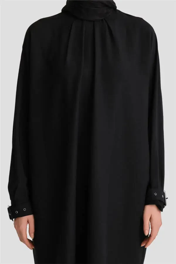 Kolu Tokalı Tunik Elbise 24k4314 Siyah - 5