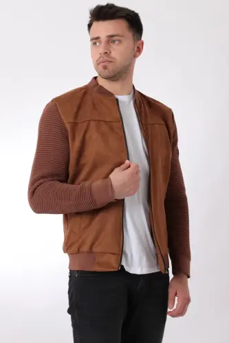 Kolu Triko Kolej Yaka Süet Mevsimlik Mont PLDP 2977-TABA - 3