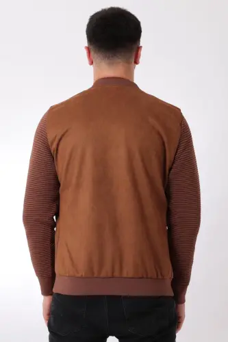 Kolu Triko Kolej Yaka Süet Mevsimlik Mont PLDP 2977-TABA - 5