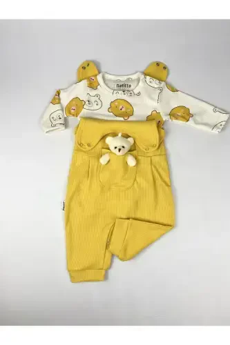 Комбинезон с игрушкой-ГОРЧИЦА - NAFITTO BABY&JUNIOR (1)