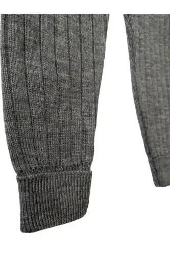 Комбинезон-сарафан трикотажный детский для малышей на пуговицах, дымчатый - 4