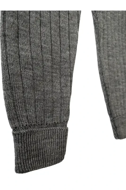 Комбинезон-сарафан трикотажный детский для малышей на пуговицах, дымчатый - 4