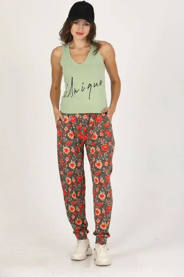 Комфортный костюм Lady Jenny Daphne с футболкой и брюками - 1