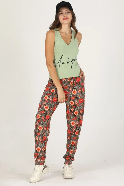Комфортный костюм Lady Jenny Daphne с футболкой и брюками - JENNY DAPHNE (1)
