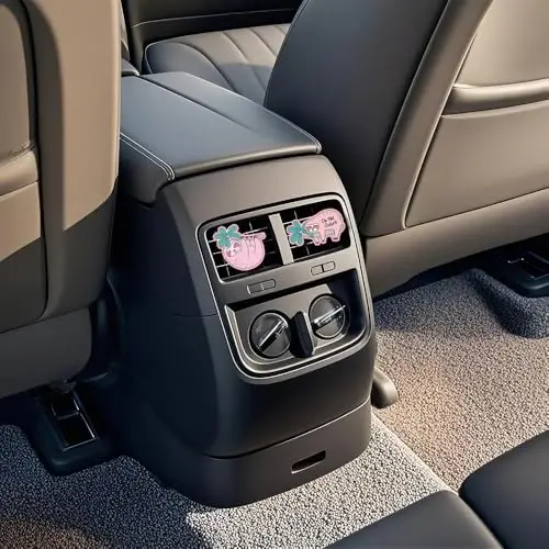 Funny Pink Sloth Air Freshener Clips,Car Vent Clip,Car Decorative Clip, Car Air Conditioner Clip,Automotive Interior Decoration Gifts for Men/Women - 5