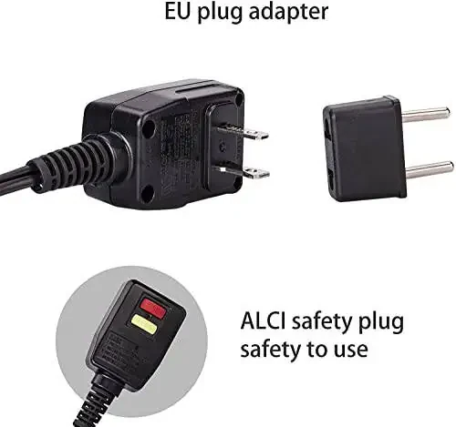 Компактный дорожный фен DAN Technology, 1800 Вт, черный, керамический, с концентратором и диффузором, европейской вилкой, складной ручкой, быстрая сушка для женщин и мужчин - 5